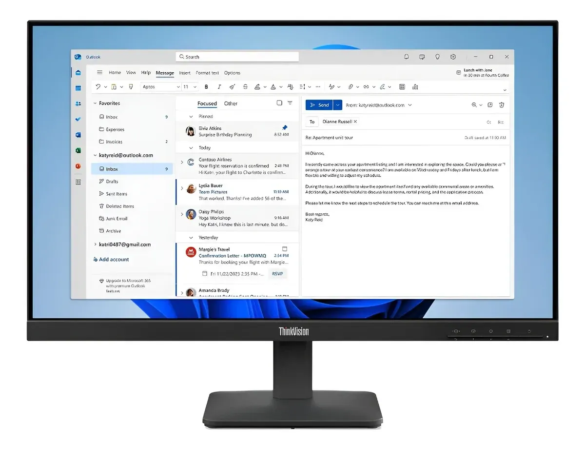 MONITOR LENOVO THINKVISION S22-4E 21.5" MONITOR