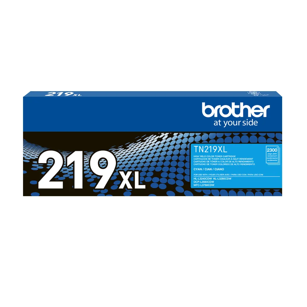 CARTUCHO TONER BROTHER TN219XLC CYAN DCP-L3560CDW. REND 3000