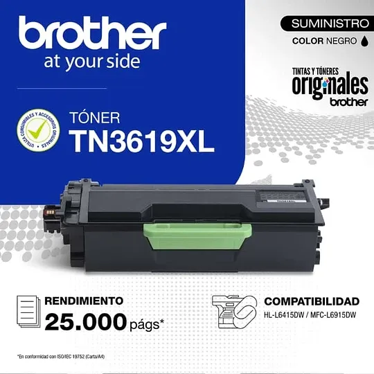 TONER DE ULTRA ALTO RENDIMIENTO PARA 25.000 PÁGINAS