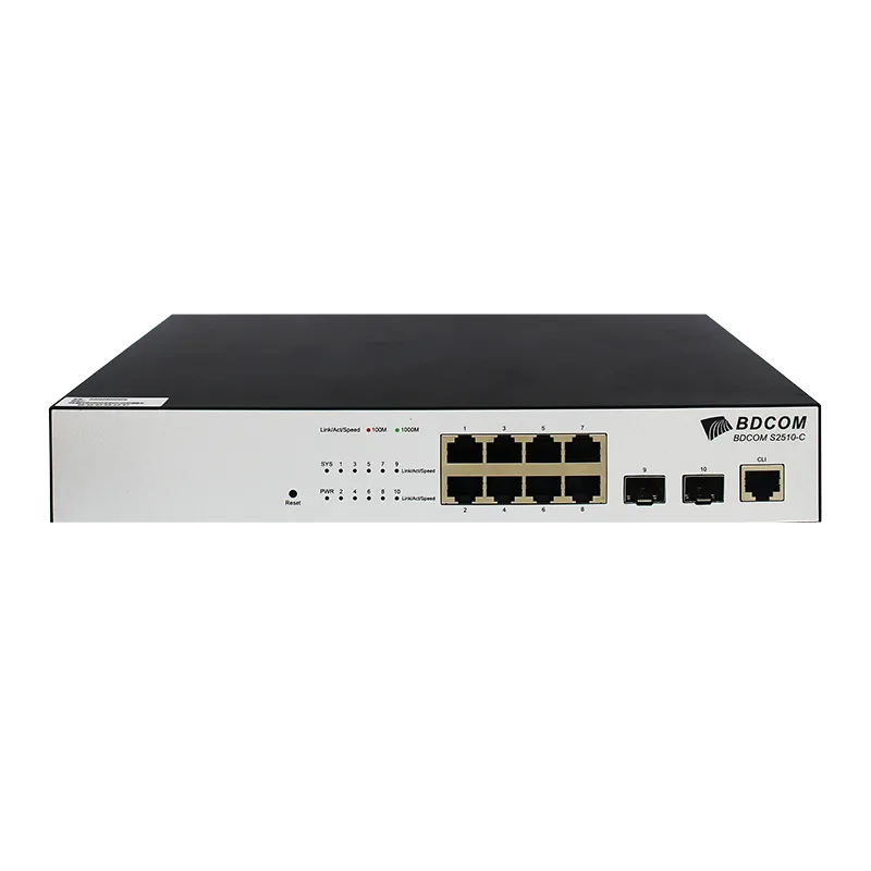 SWITCH BDCOM L2 8*1G + 2*1G SFP