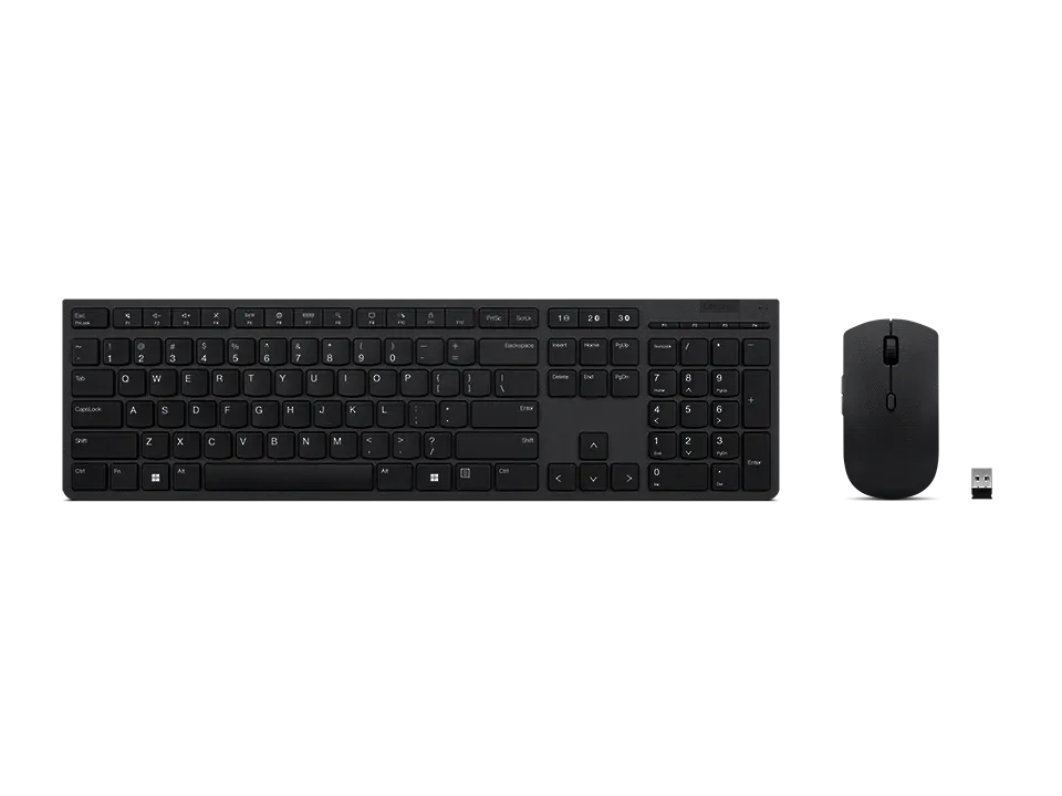 COMBO DE TECLADO Y MOUSE RECARGABLE WIRELESS PROFESSIONAL LE